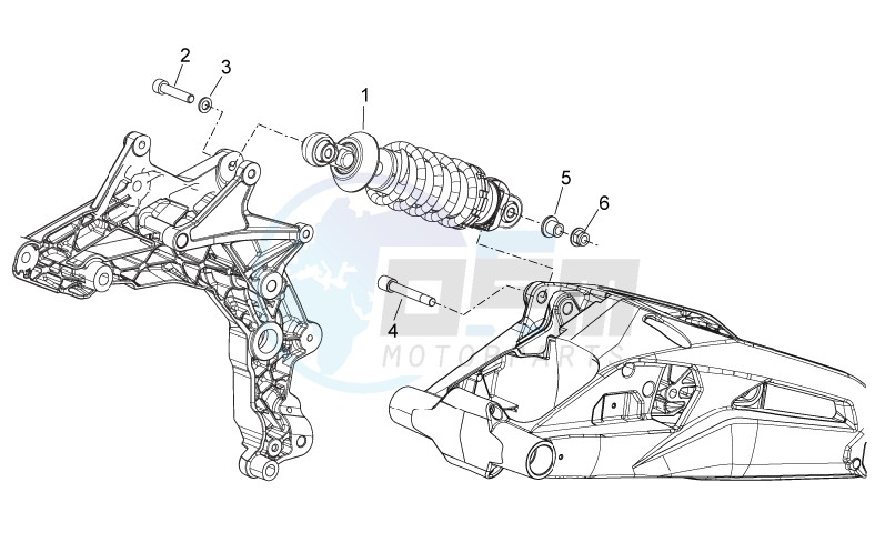 Rear shock absorber image