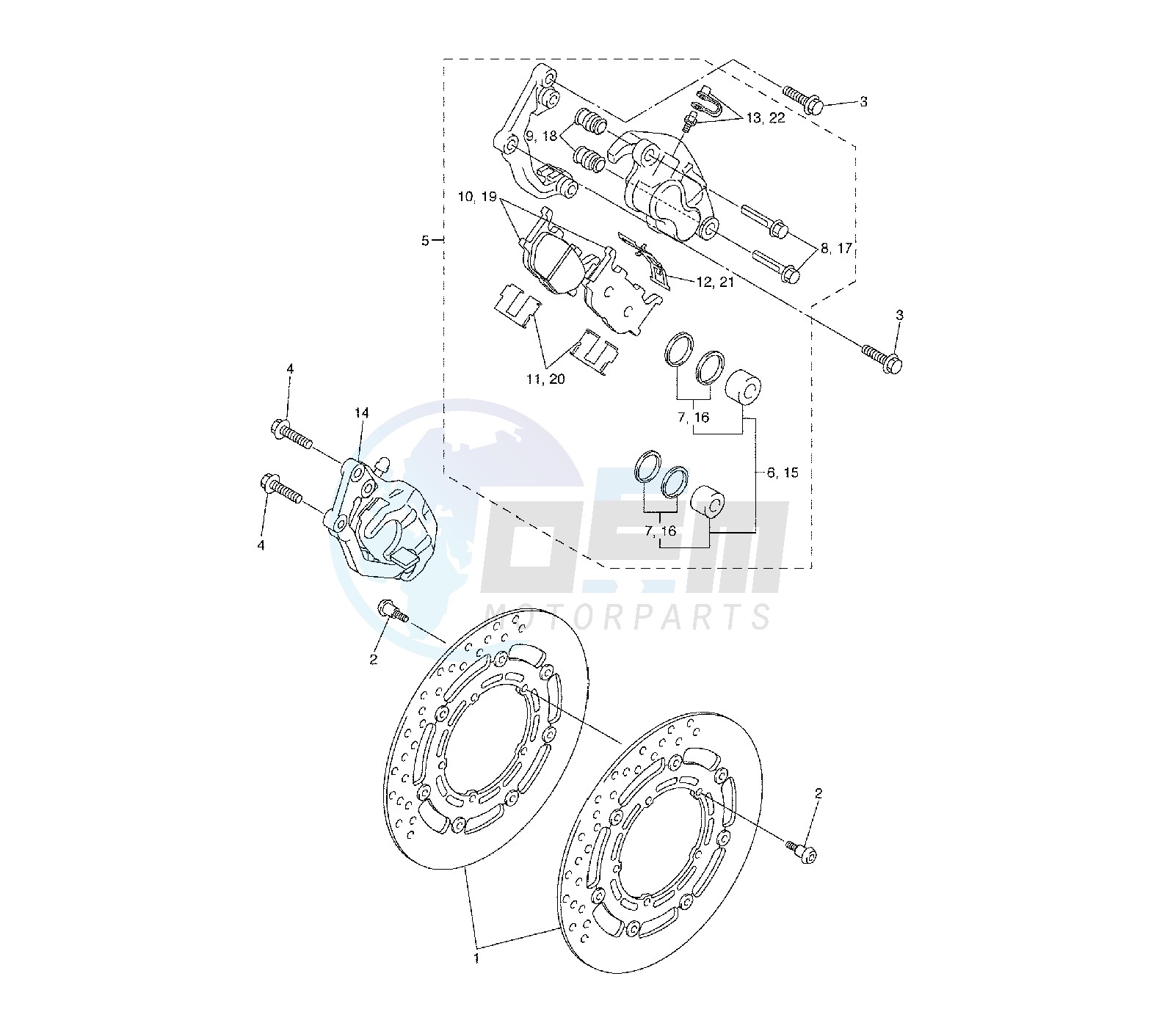 FRONT BRAKE CALIPER image