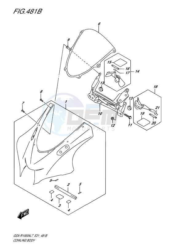 COWLING BODY (YKV,YVZ) image