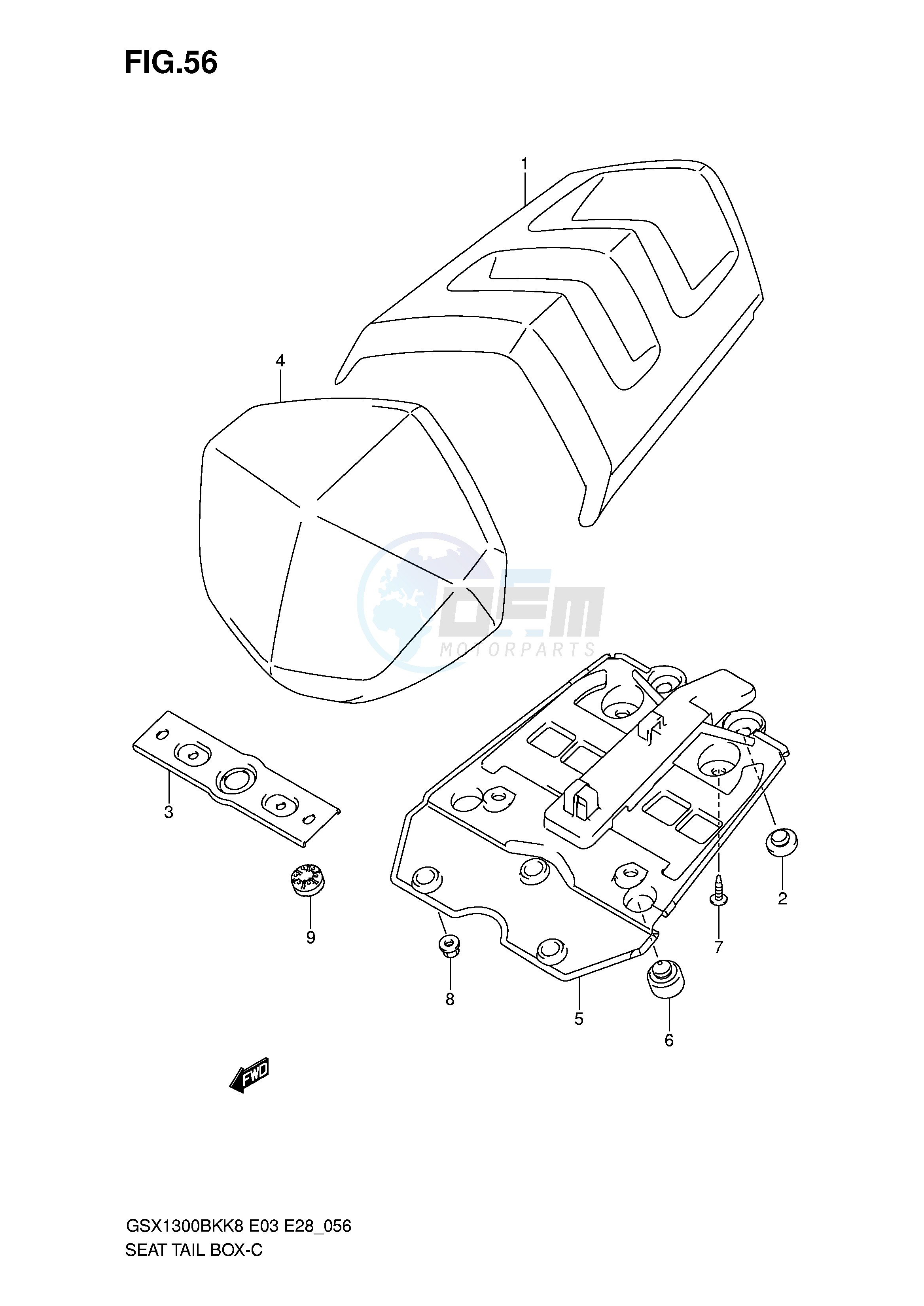SEAT TAIL BOX blueprint