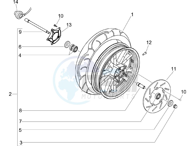 Front wheel image