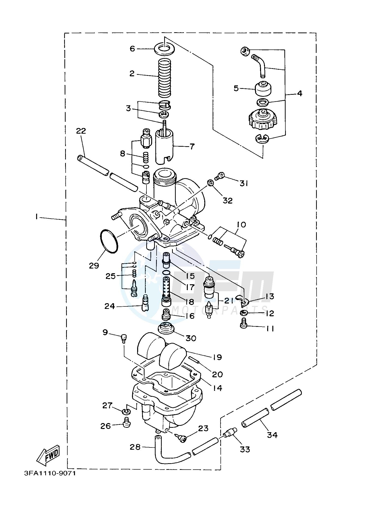 CARBURETOR blueprint