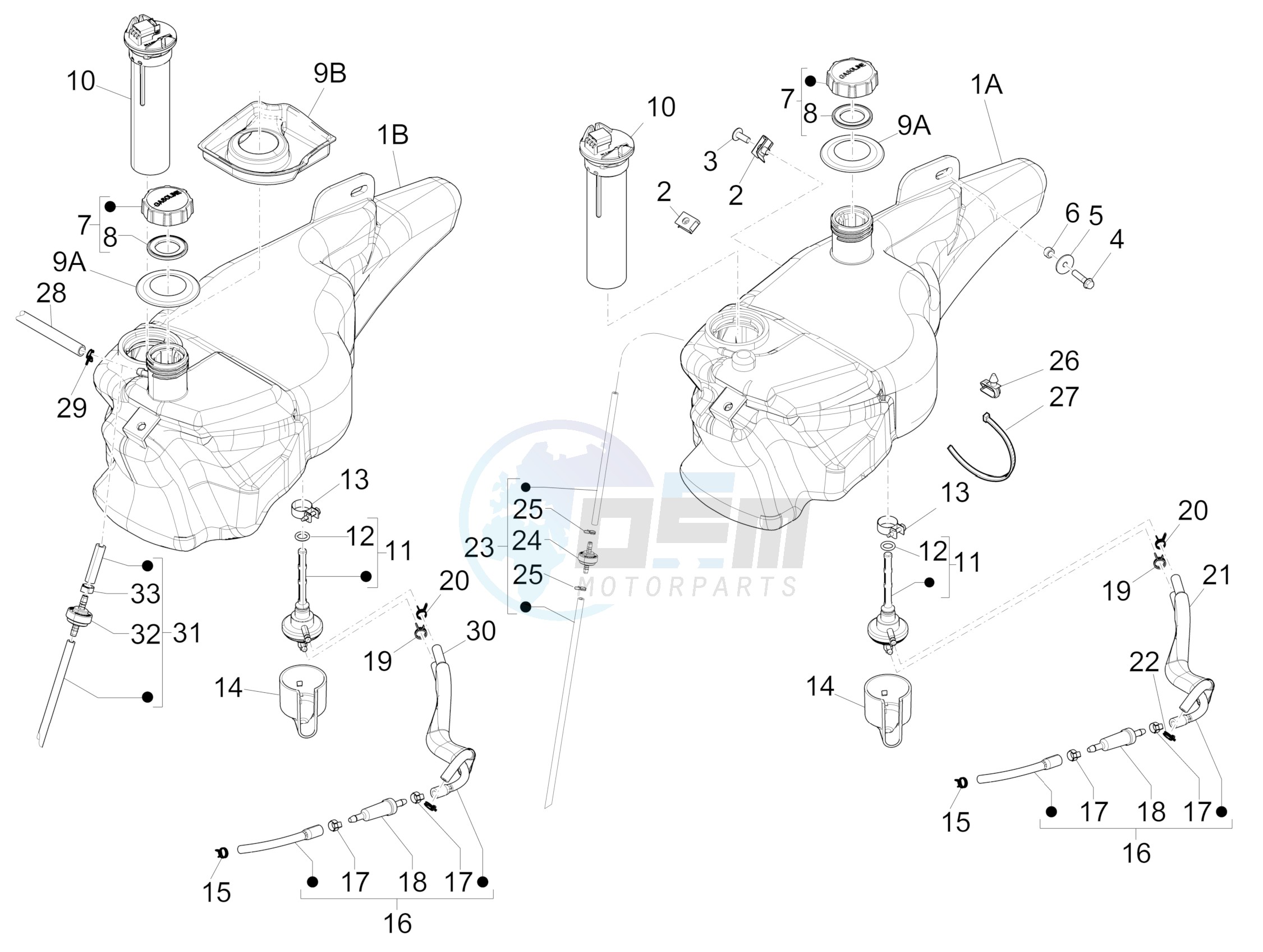 Fuel tank blueprint