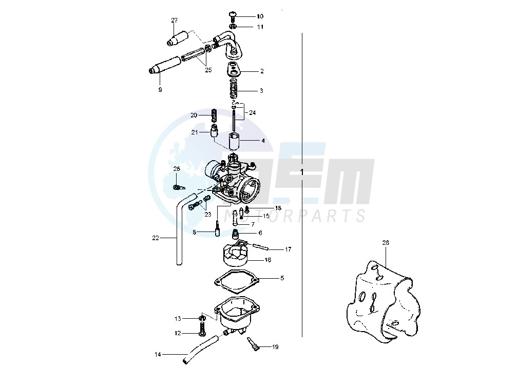 CARBURETOR ITALY blueprint