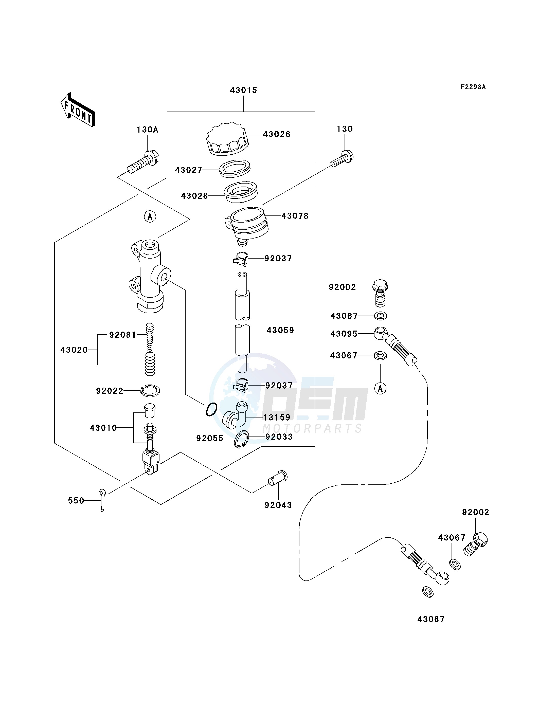 REAR MASTER CYLINDER-- P21_P22_P24- - image