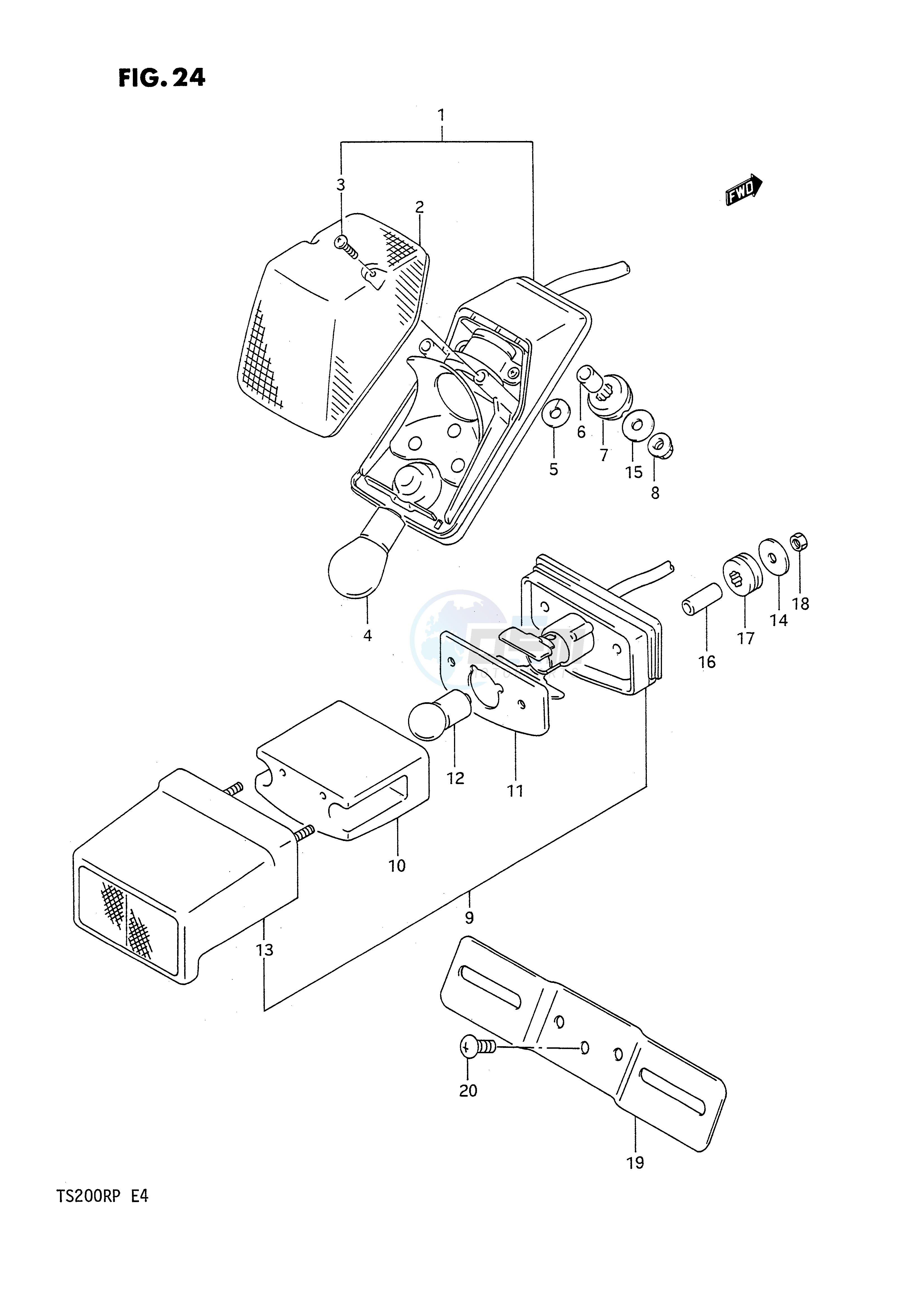 REAR COMBINATION LAMP image