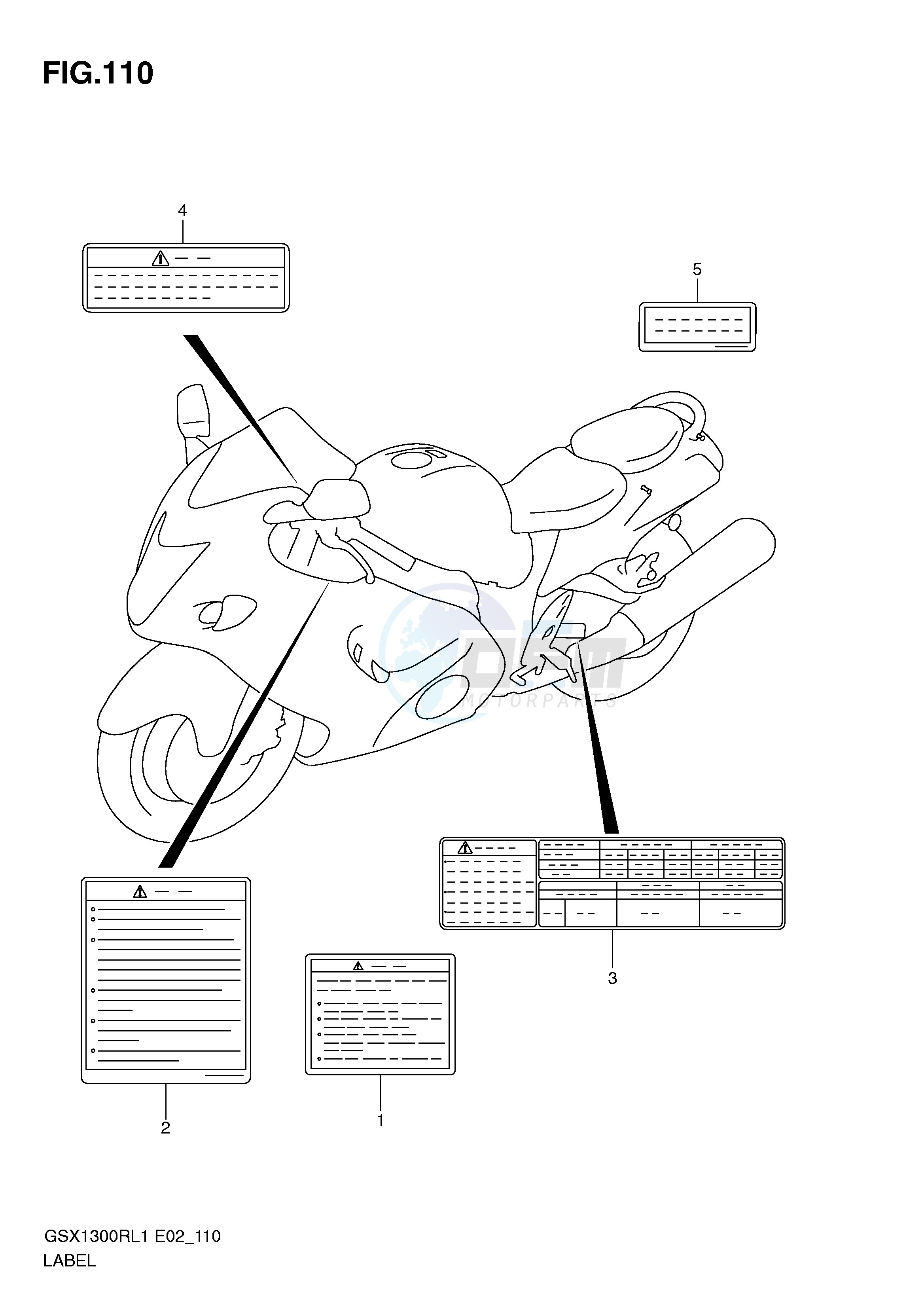 LABEL (GSX1300RL1 E51) blueprint