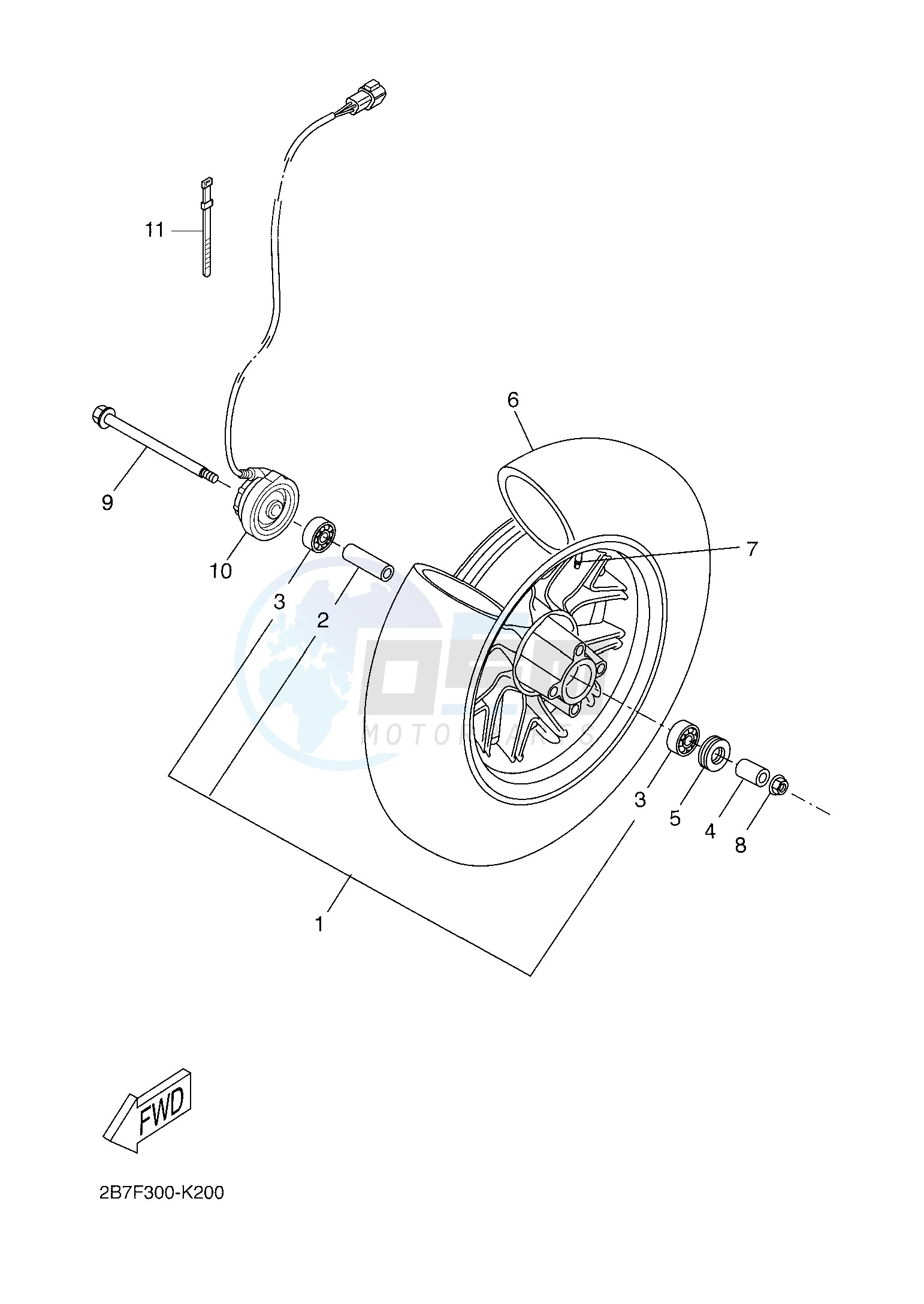 FRONT WHEEL image