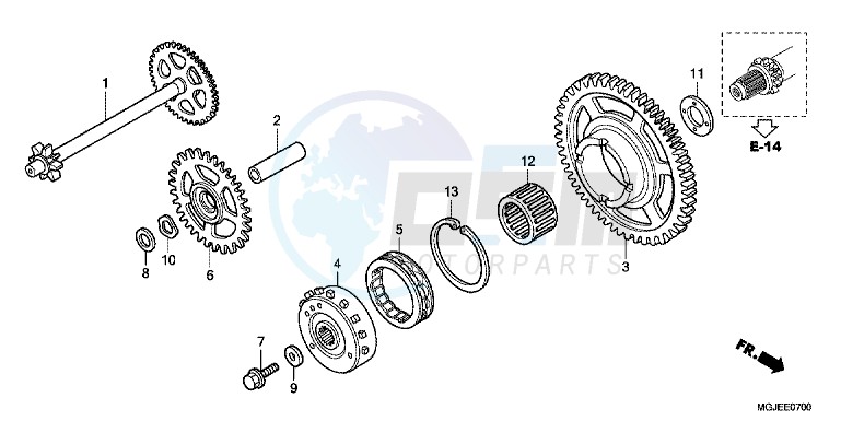 STARTING CLUTCH blueprint