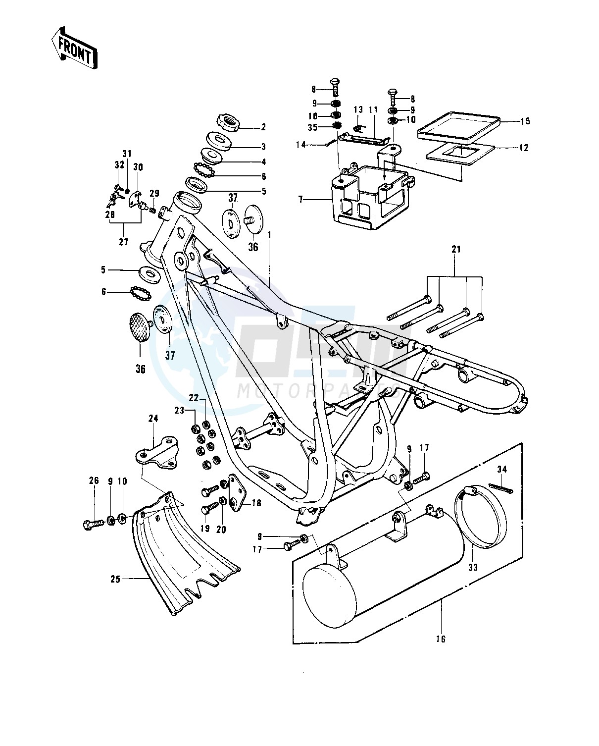 FRAME_FRAME FITTINGS -- 74-75- - blueprint