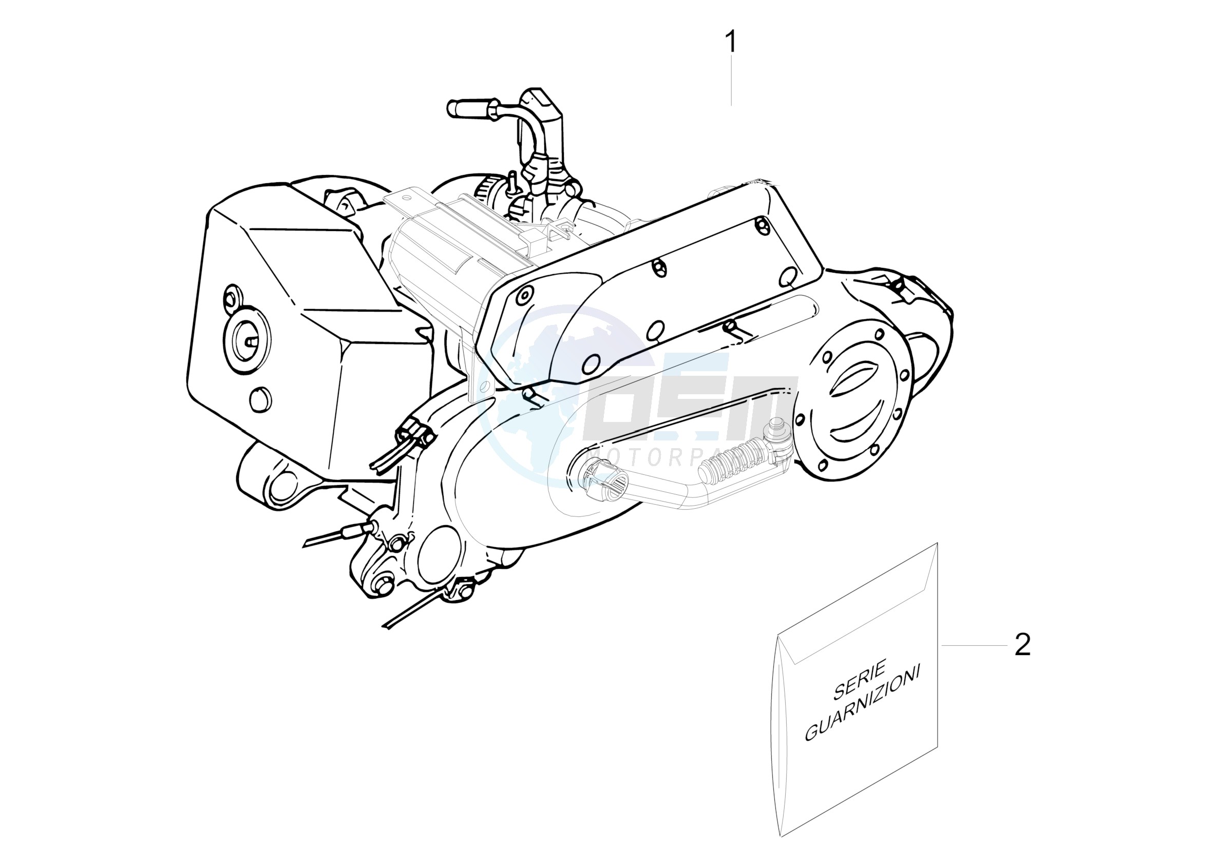 Engine, assembly image