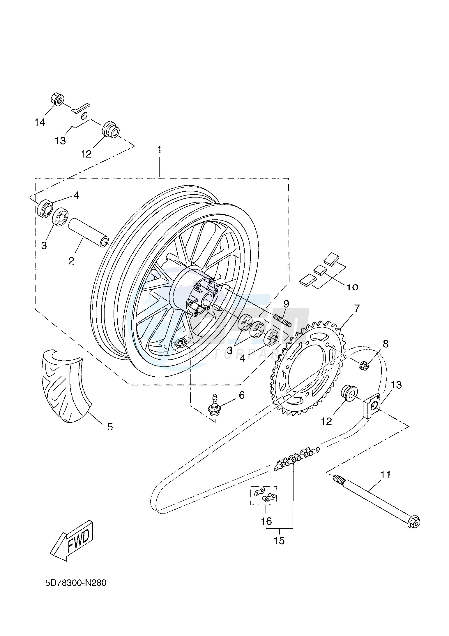 REAR WHEEL image