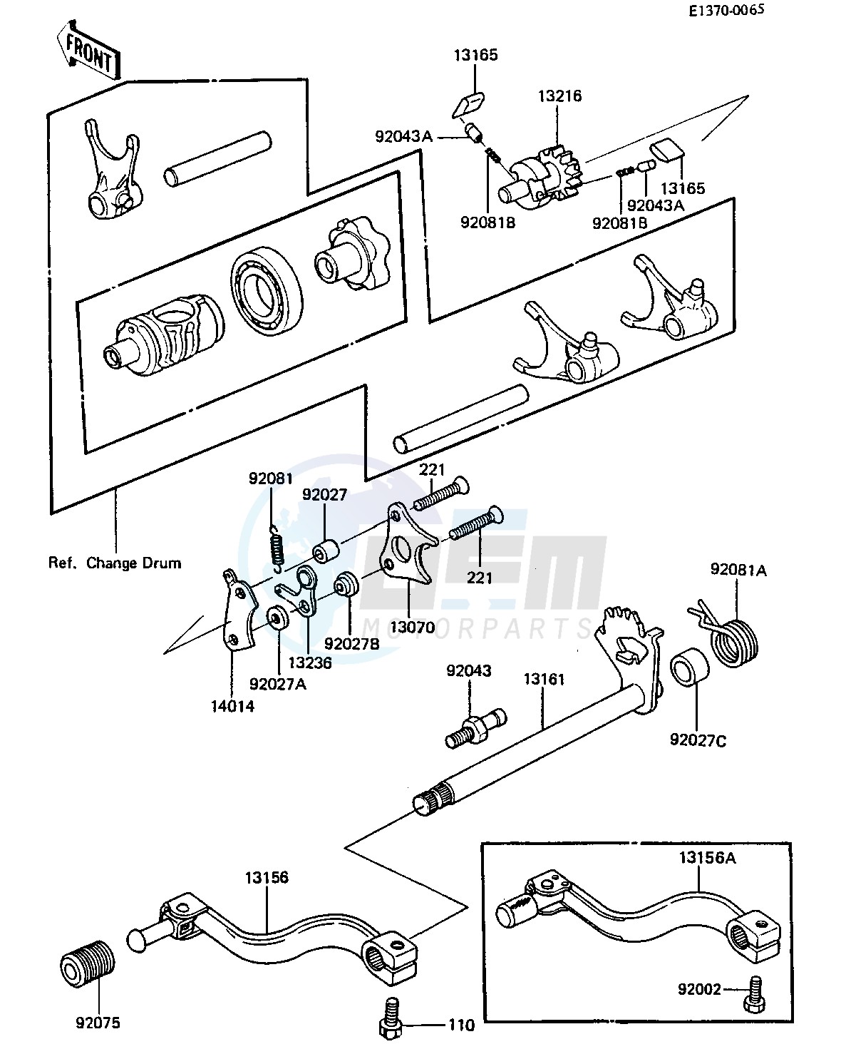 GEAR CHANGE MECHANISM image