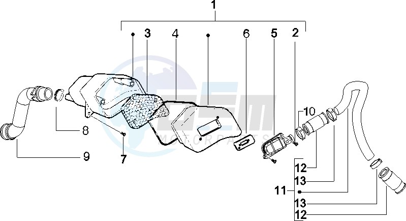 Secondairy air box blueprint