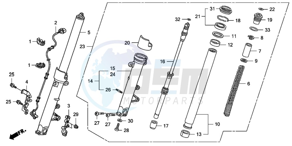 FRONT FORK image