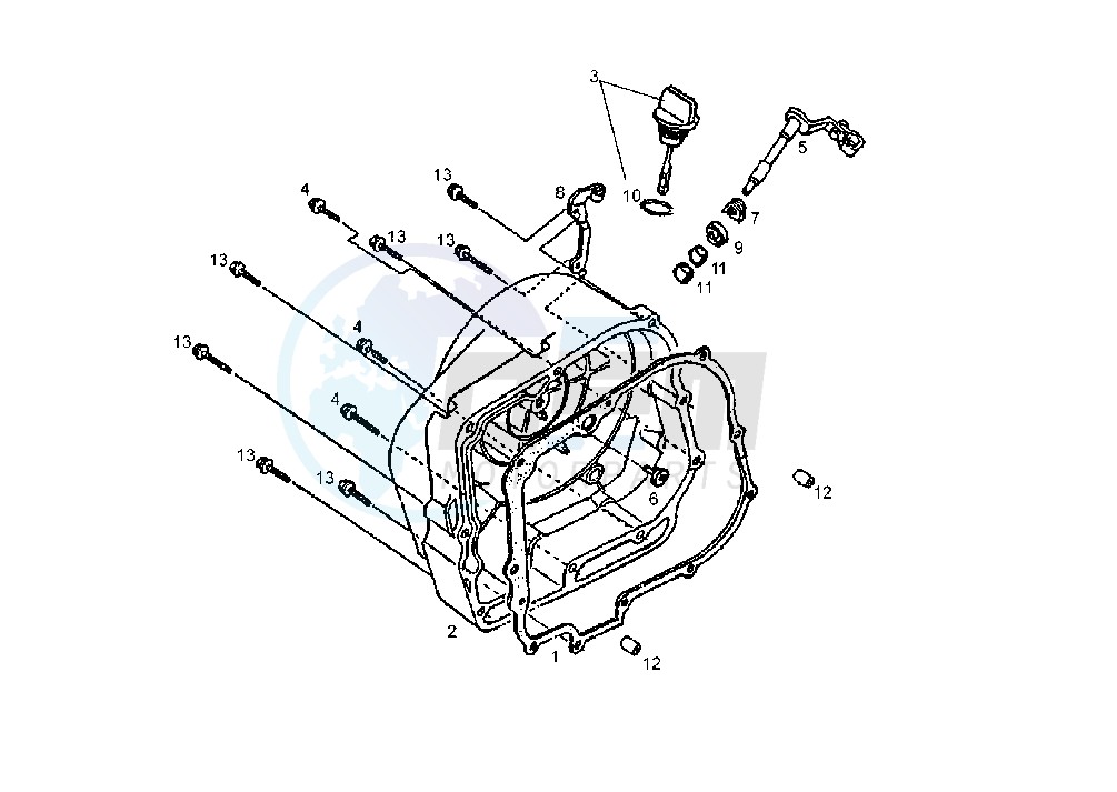 CLUTCH COVER blueprint