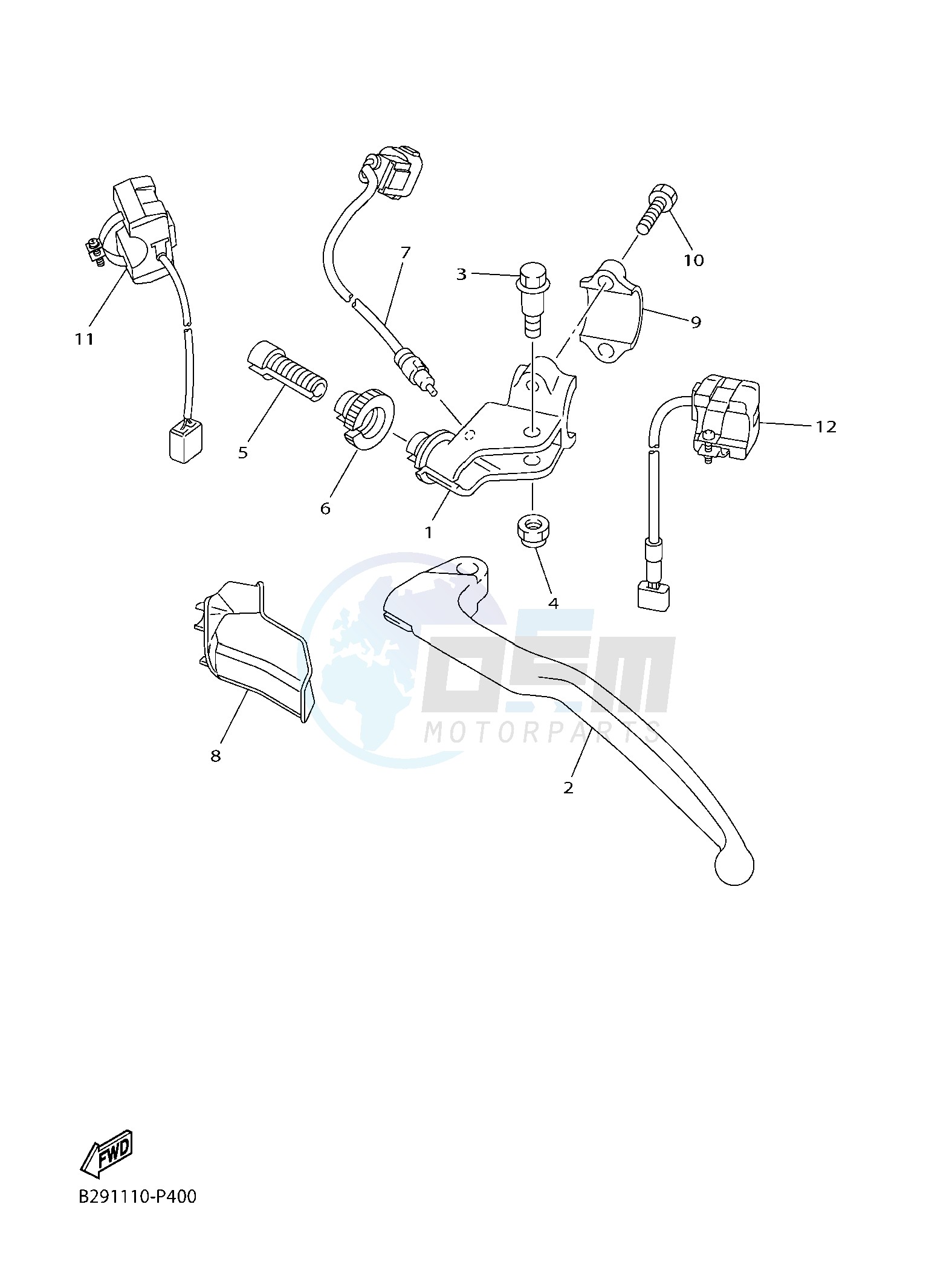 HANDLE SWITCH & LEVER image