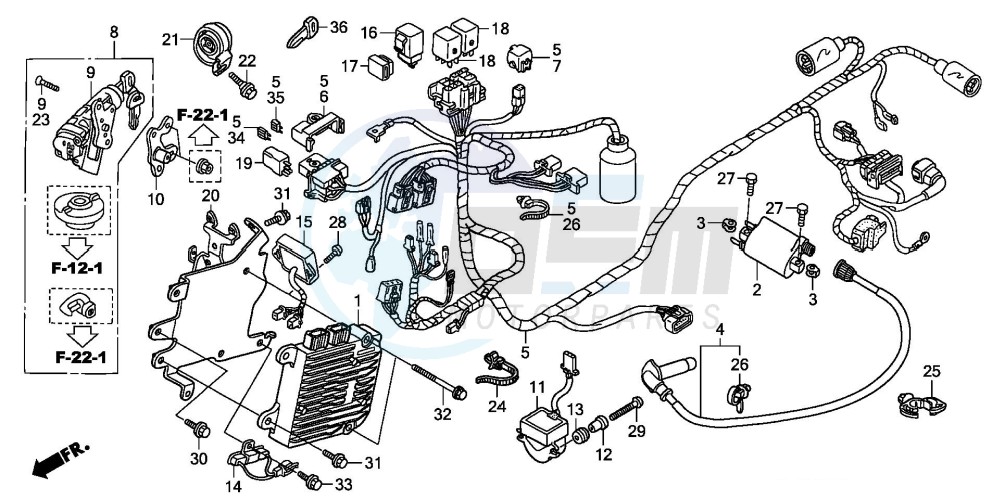 WIRE HARNESS (NPS505/6) image