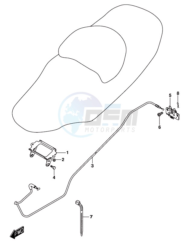 SEAT SUPPORT BRACKET image