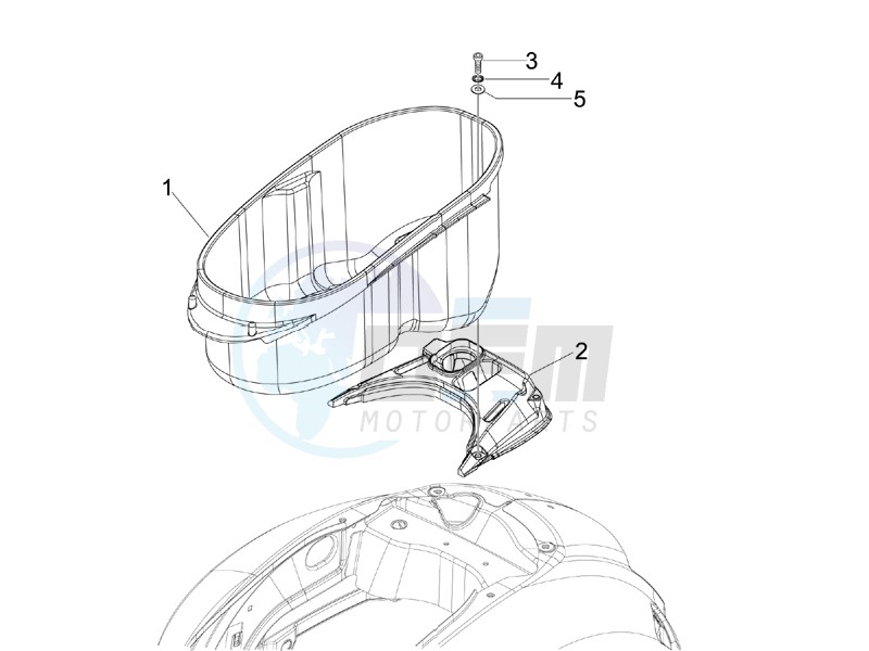 Helmet housing - Undersaddle blueprint