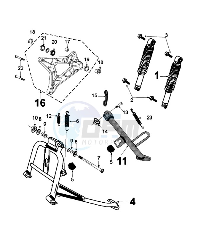 SUSPENSION AND STAND image