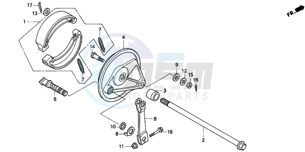 REAR BRAKE PANEL image