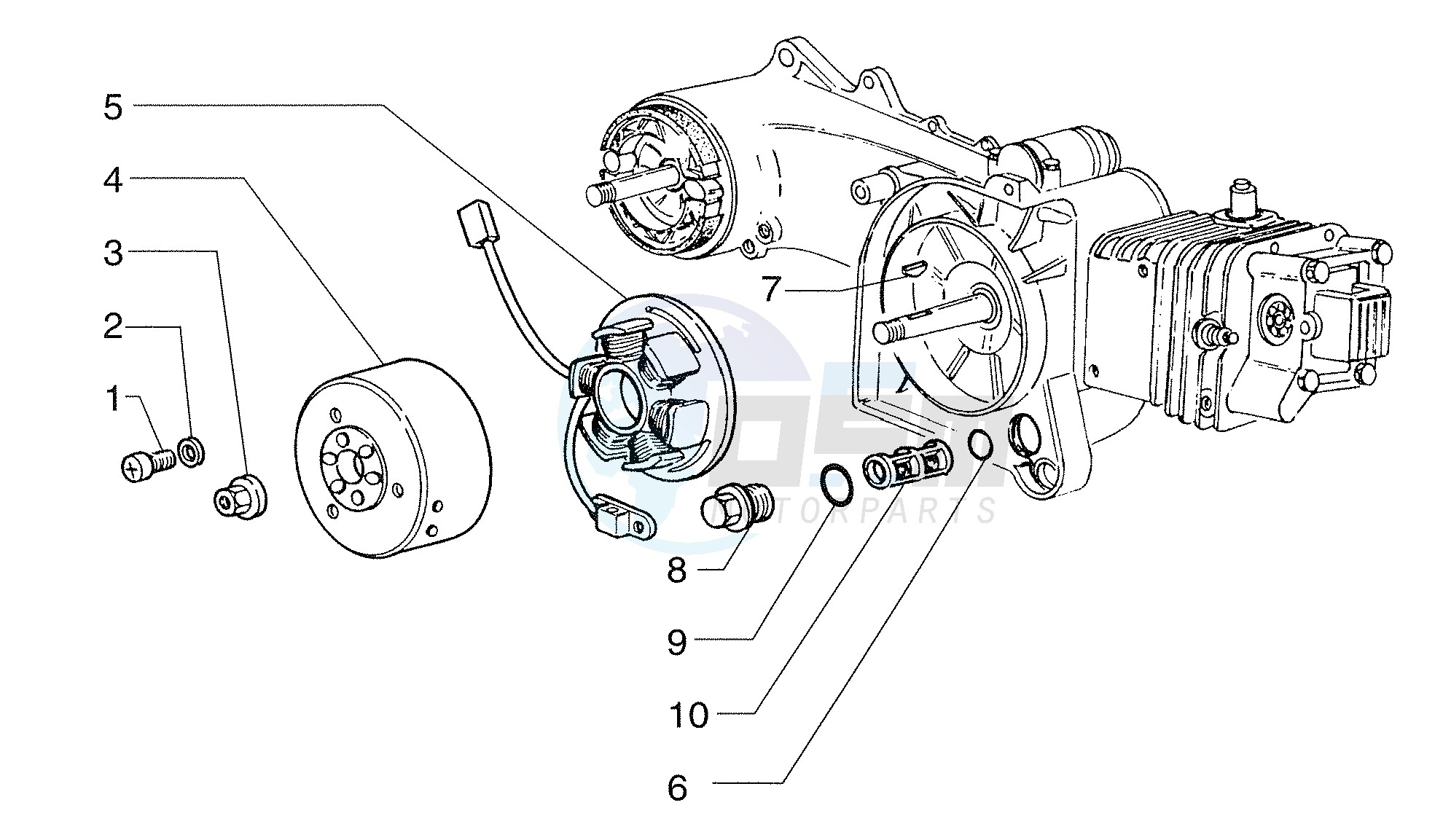 Cdi magneto assy image