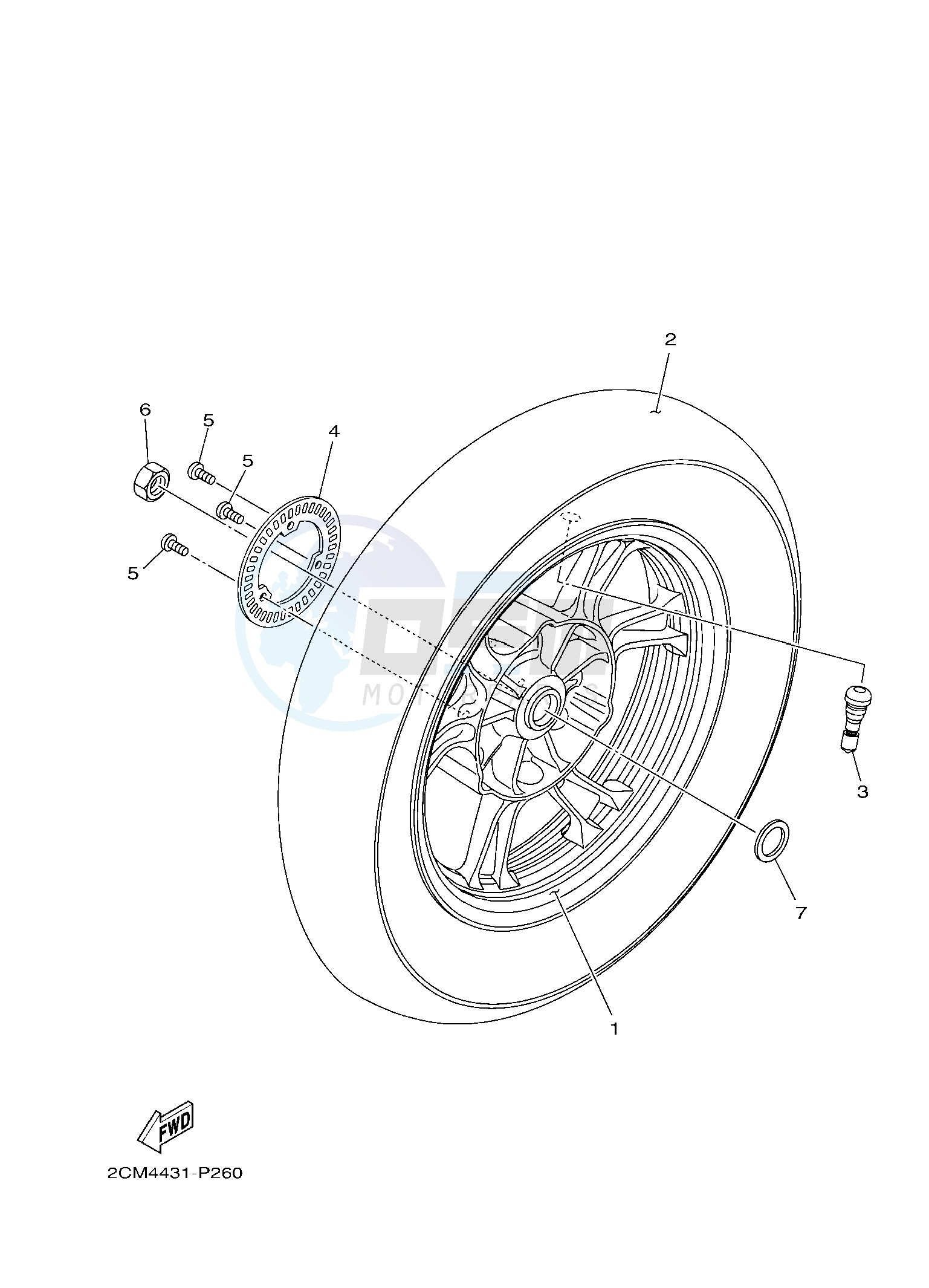 REAR WHEEL image