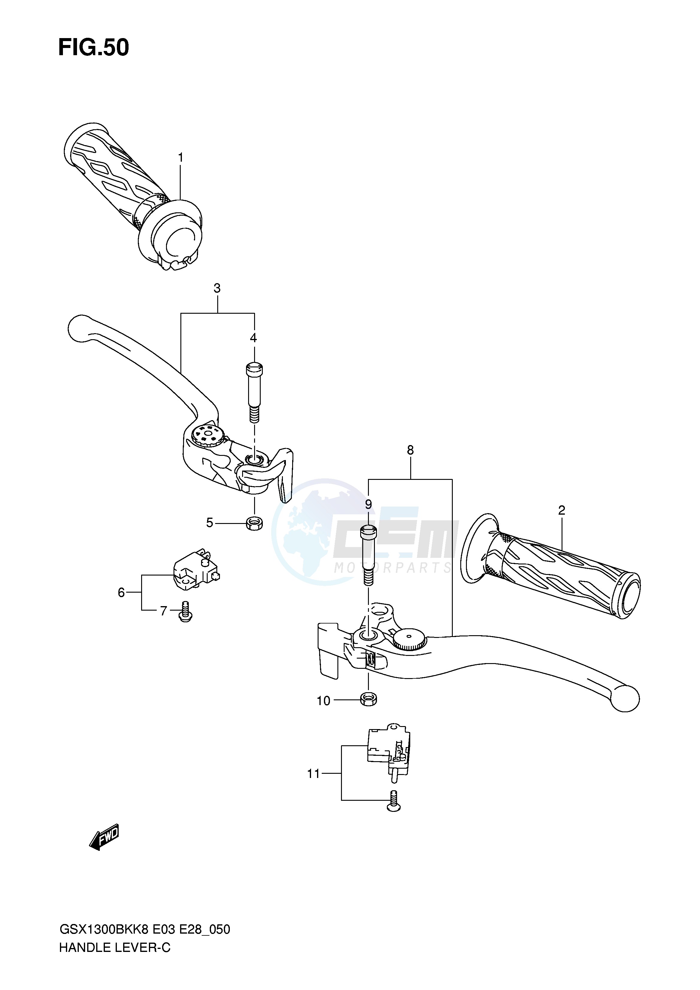 HANDLE LEVER image