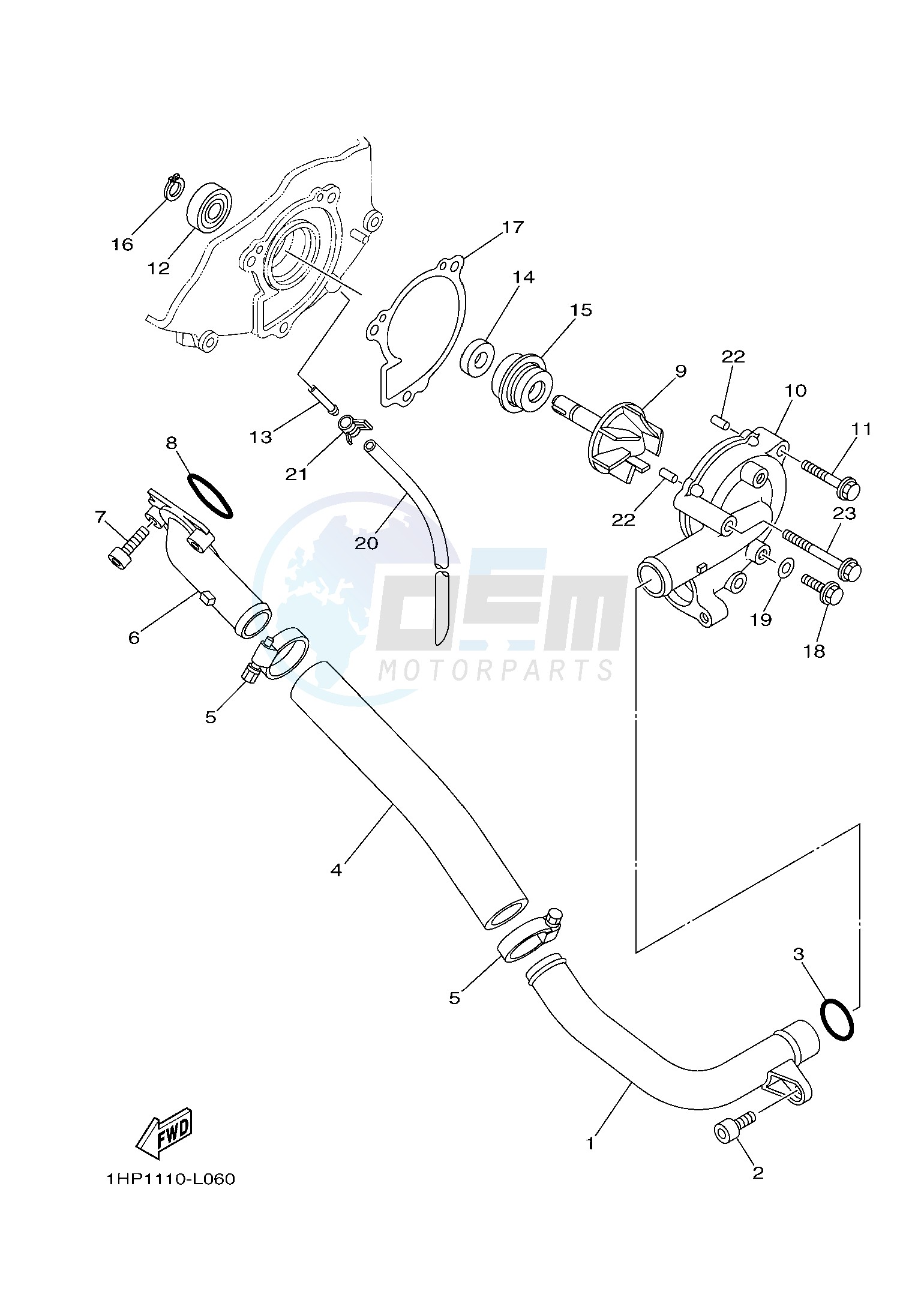 WATER PUMP blueprint