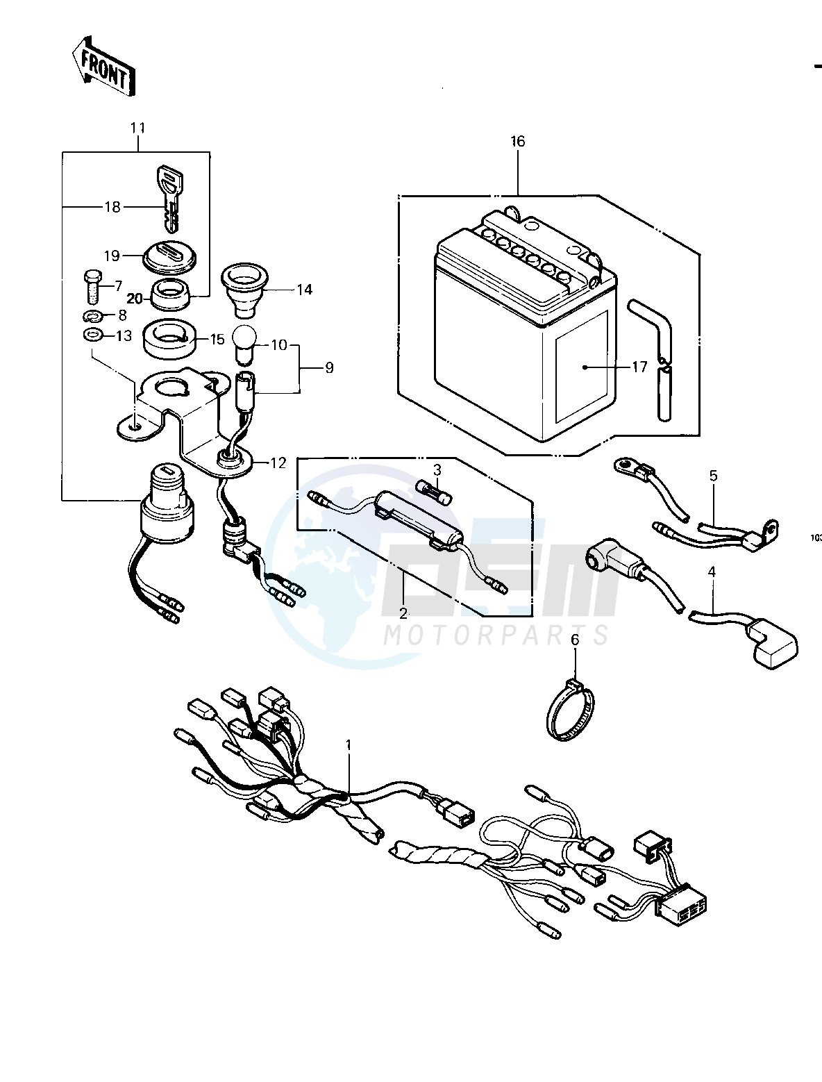 CHASSIS ELECTRICAL EQUIPMENT blueprint