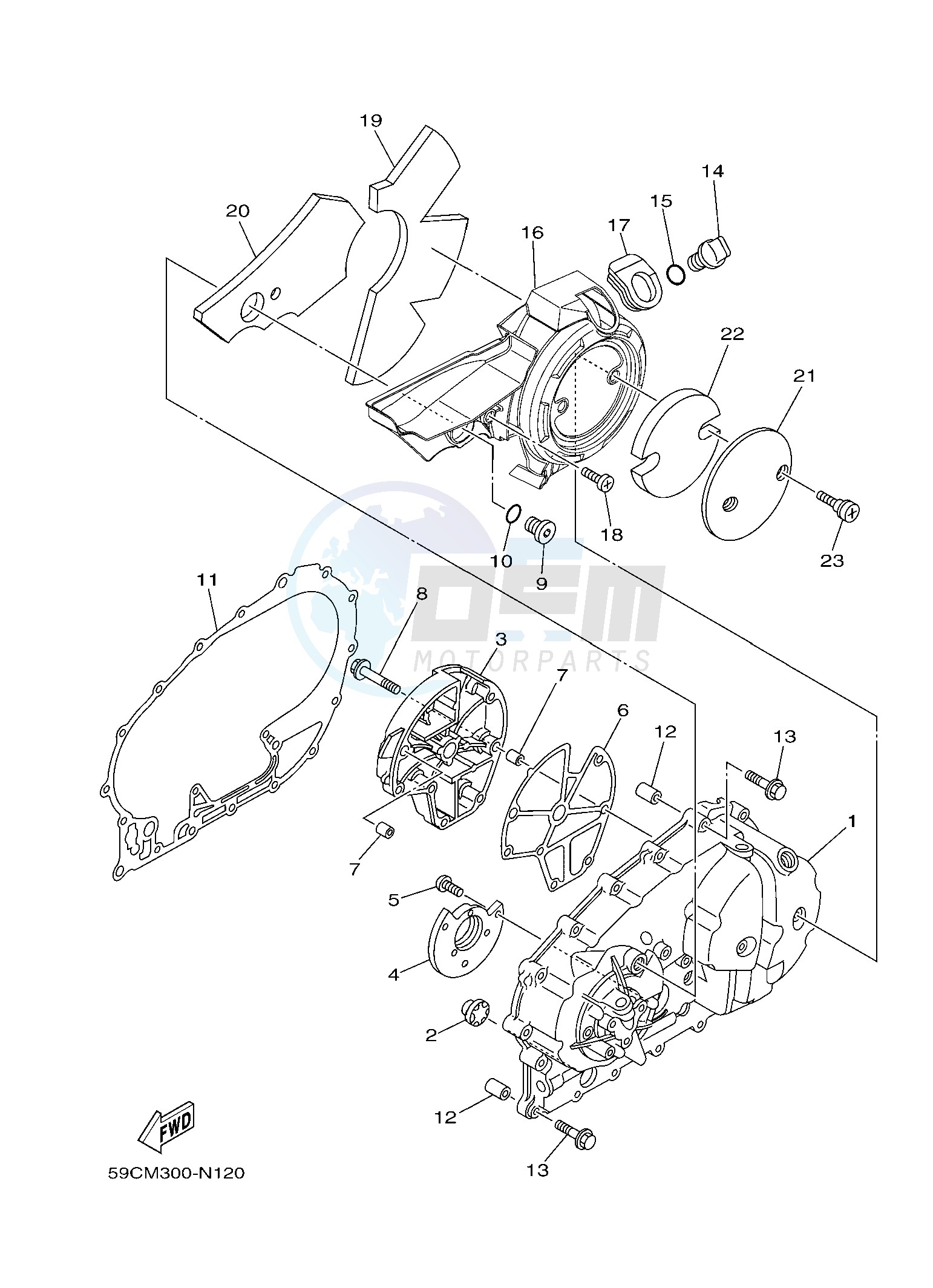 CRANKCASE COVER 1 image