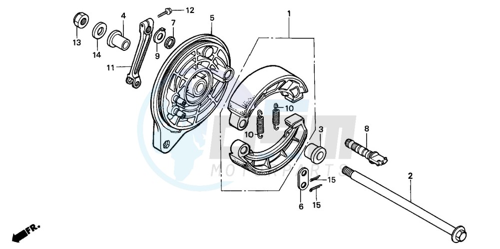 REAR BRAKE PANEL image