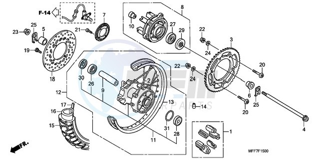 REAR WHEEL image