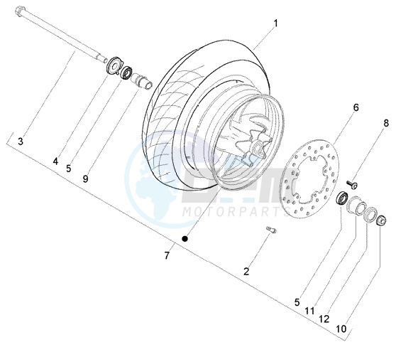 Front wheel image