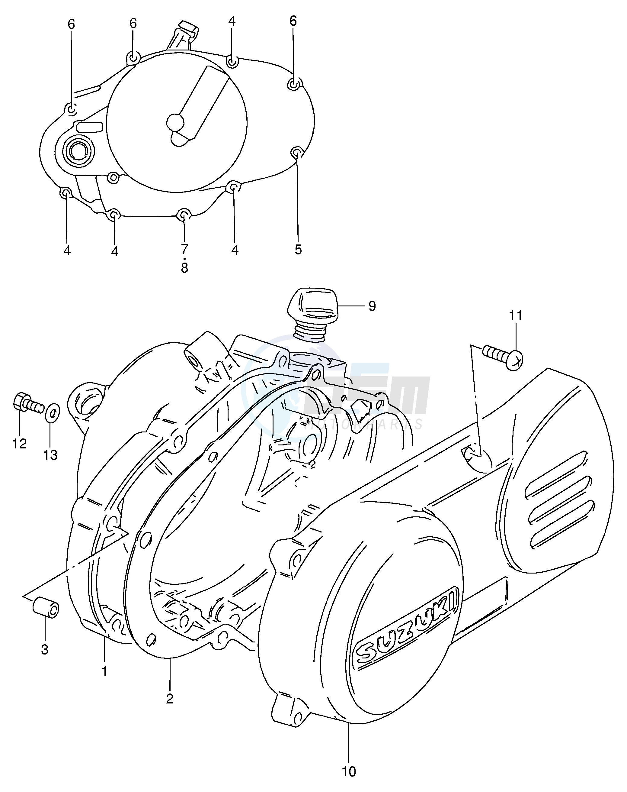 CRANKCASE COVER image