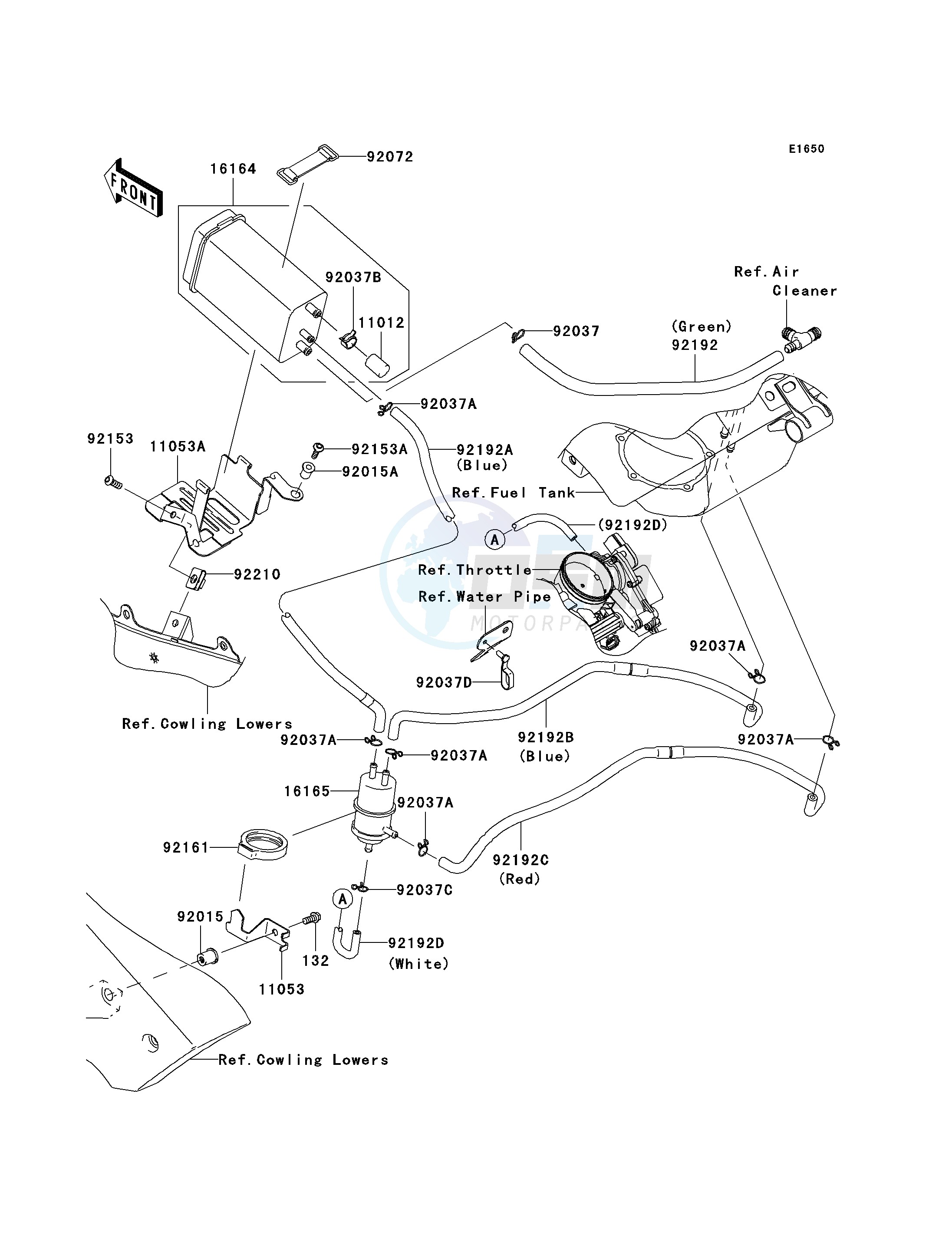 FUEL EVAPORATIVE SYSTEM -- CA- - blueprint