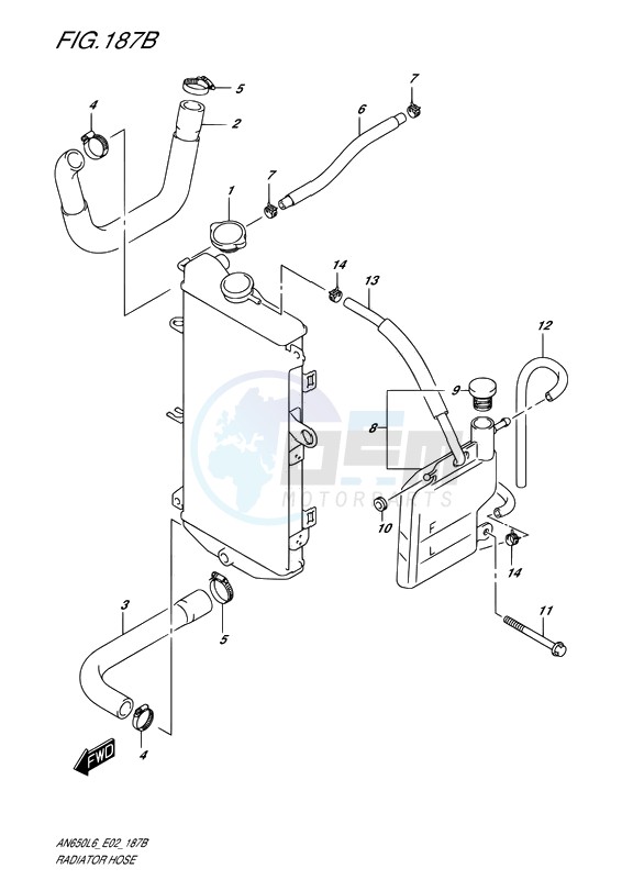 RADIATOR HOSE image