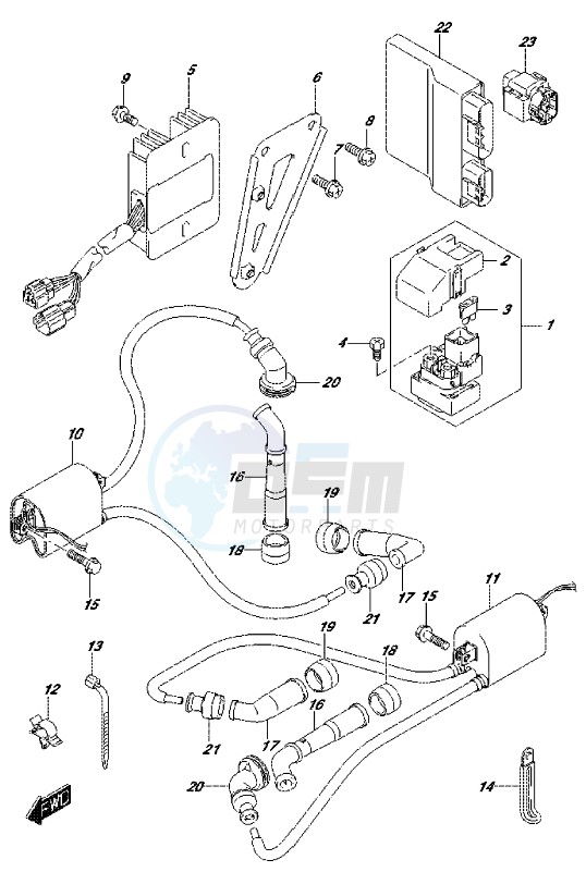 ELECTRICAL (DL650XAUEL7 E21) blueprint