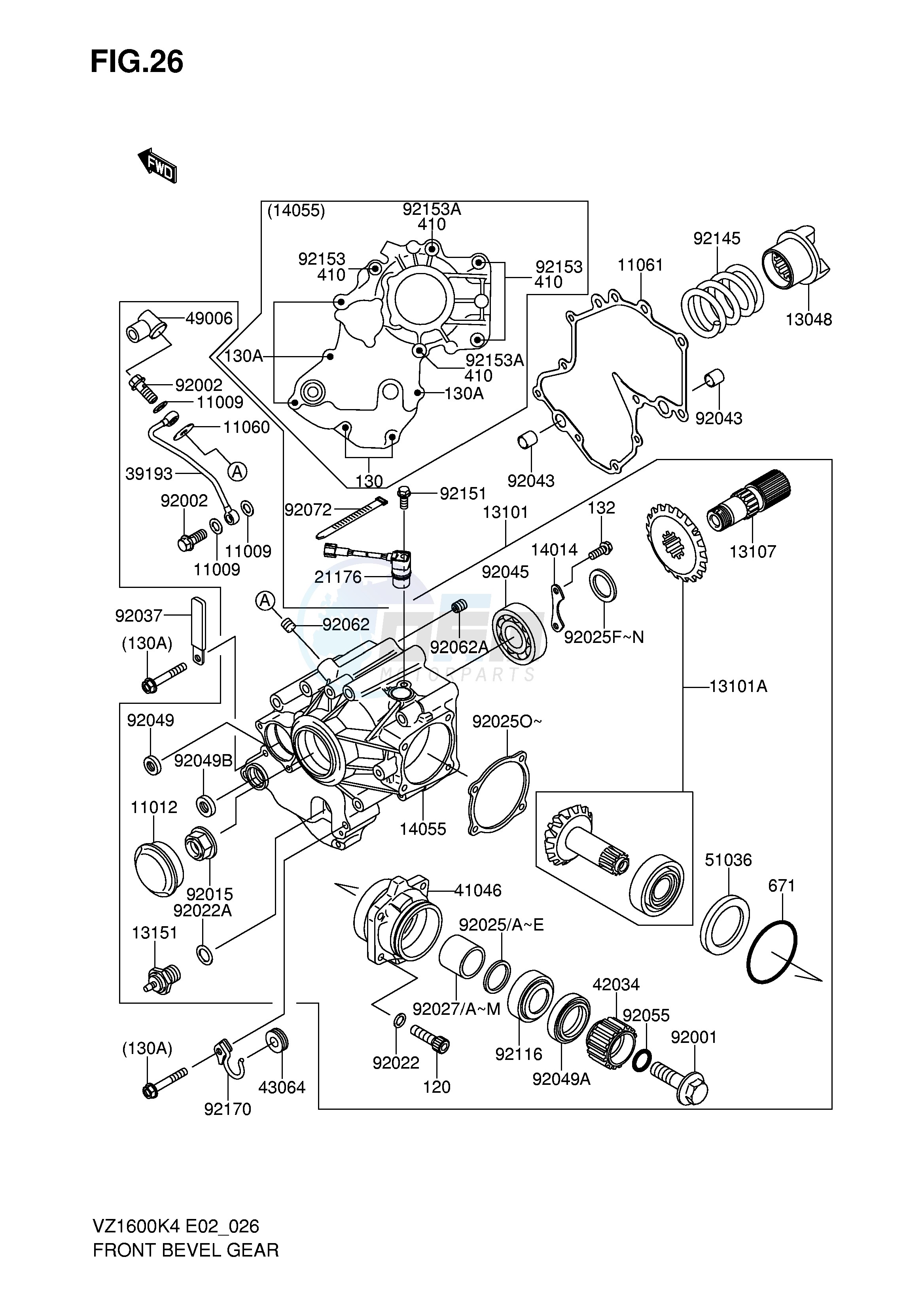 FRONT BEVEL GEAR image