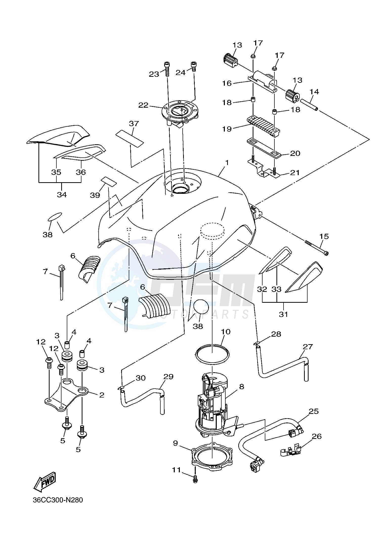 FUEL TANK blueprint