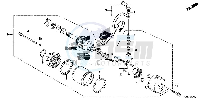 STARTER MOTOR blueprint