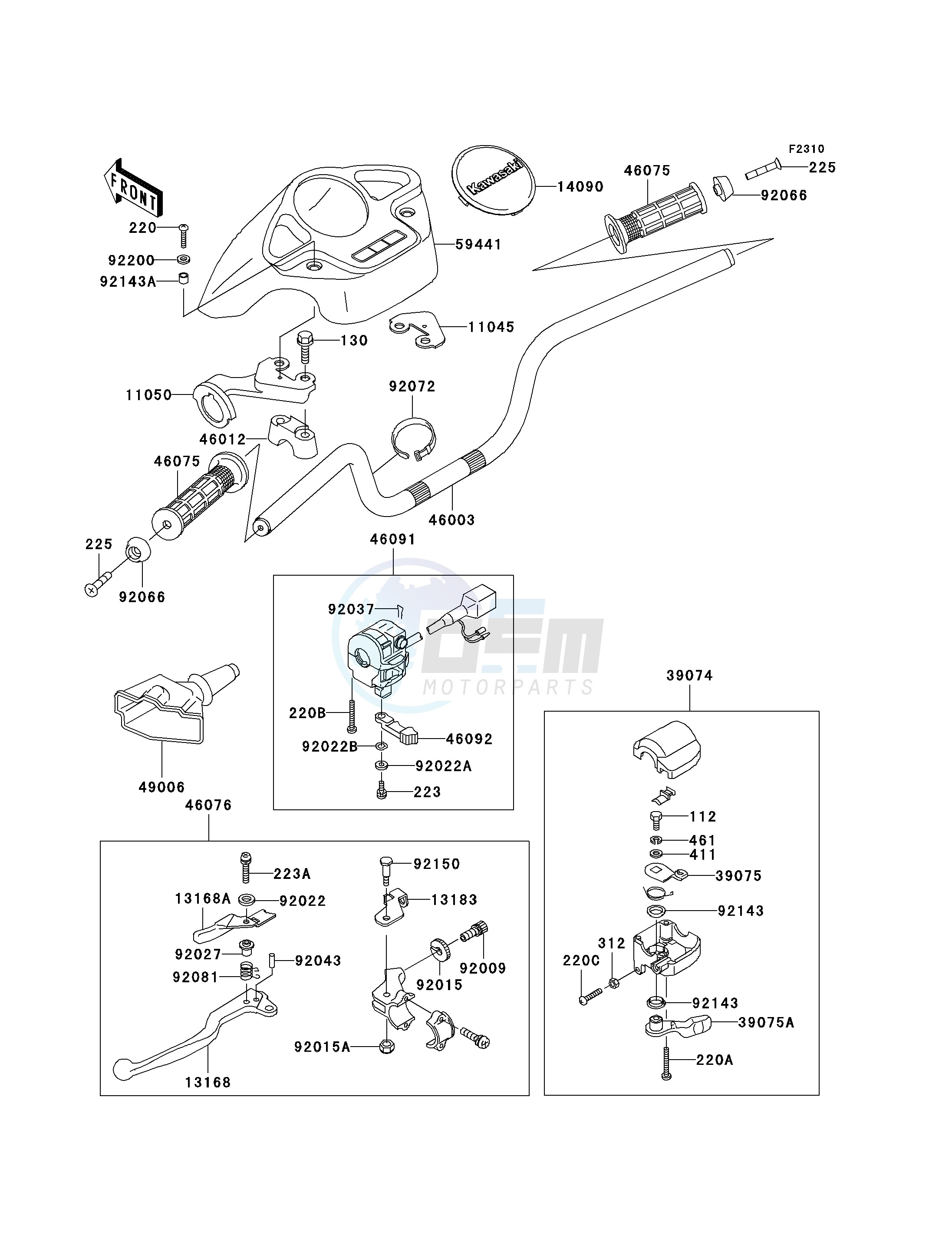 HANDLEBAR -- D1- - image