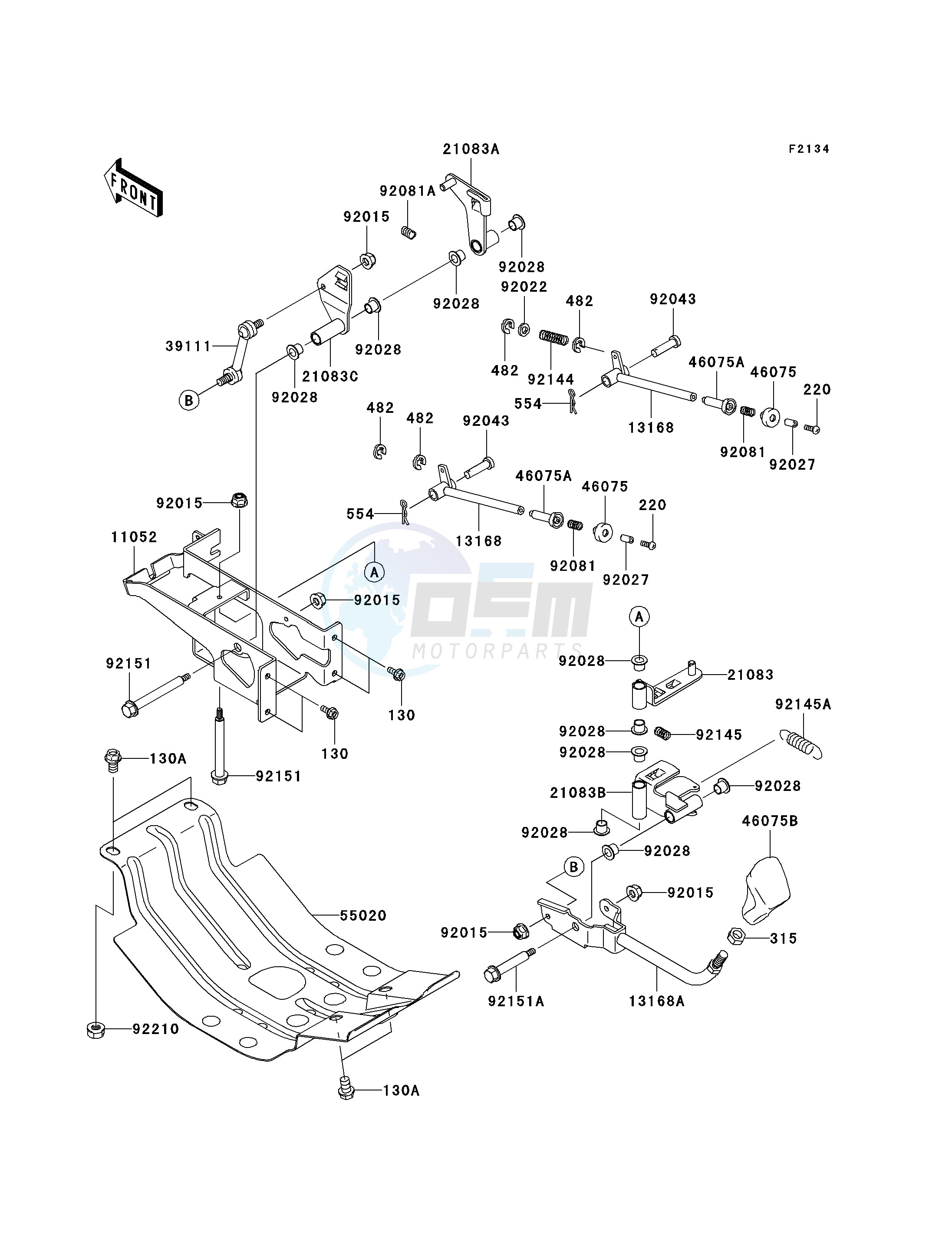 SHIFT LEVER-- S- - blueprint