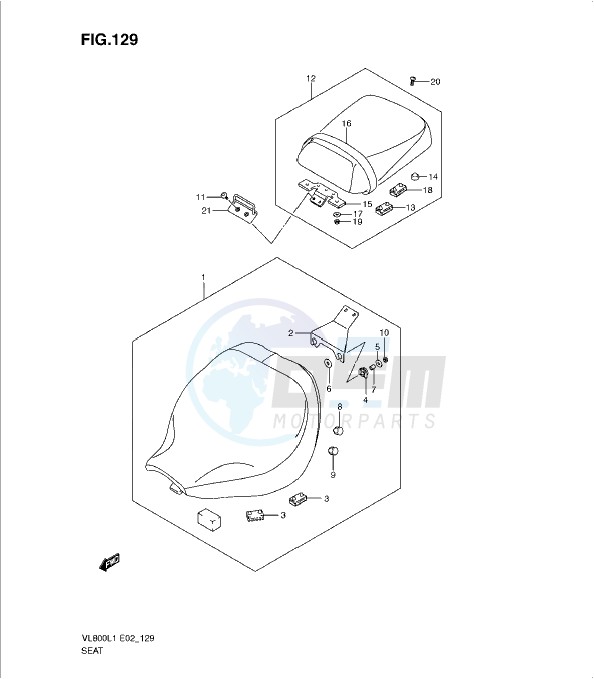 SEAT (VL800L1 E2) blueprint