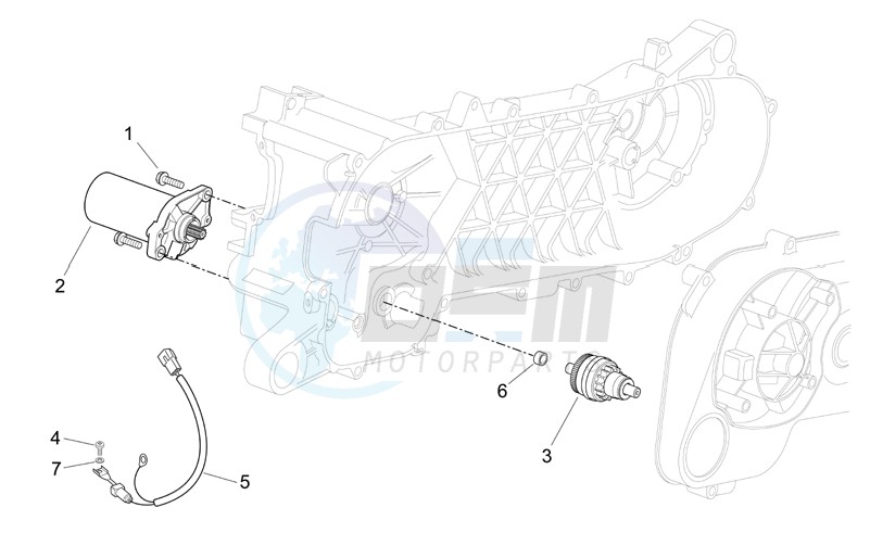 Starter motor image