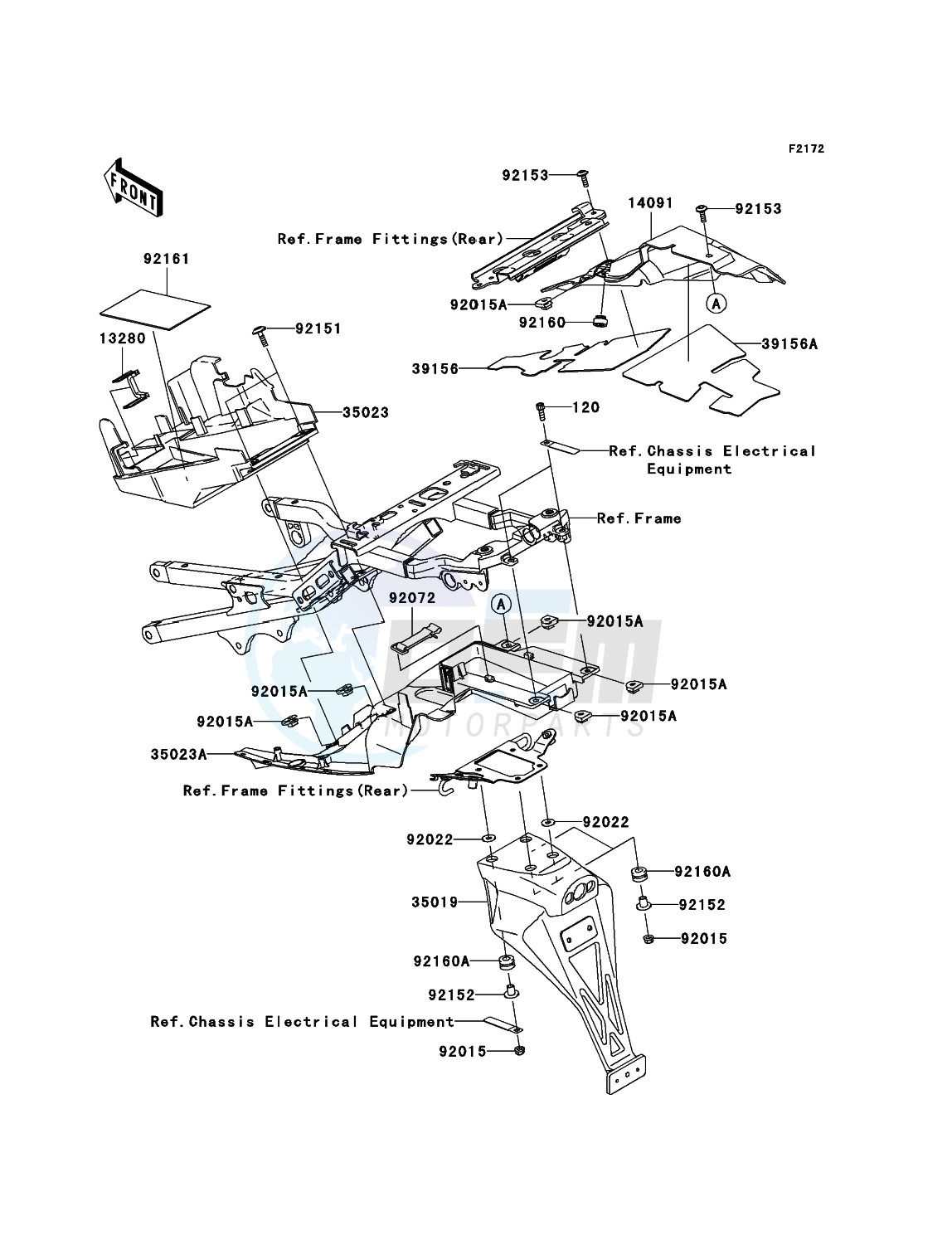 Rear Fender(s) blueprint