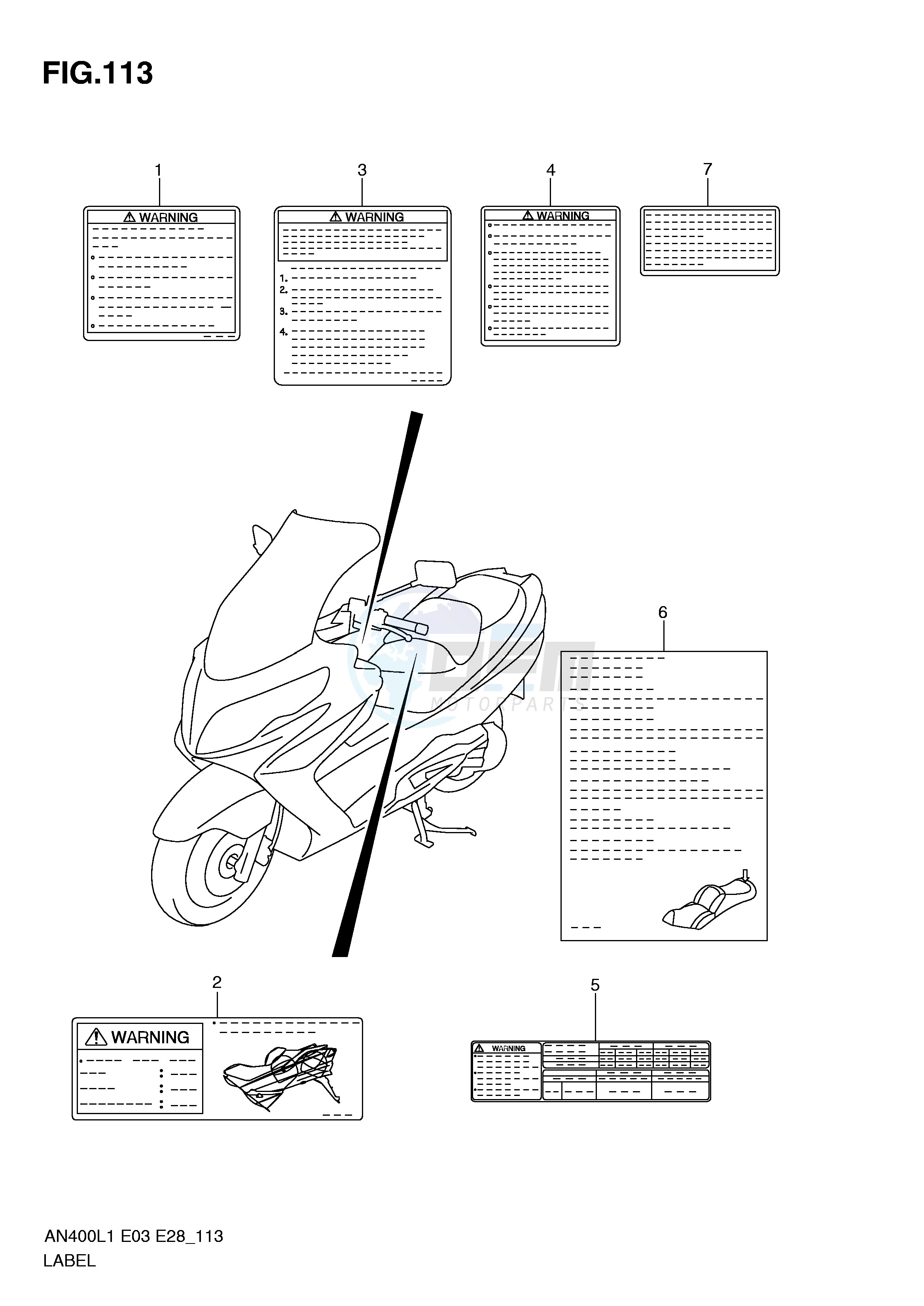 LABEL (AN400L1 E3) blueprint