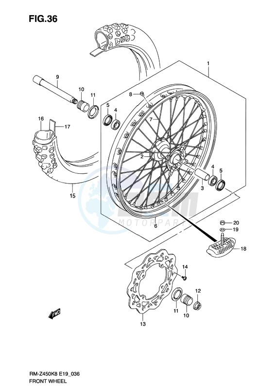 FRONT WHEEL image