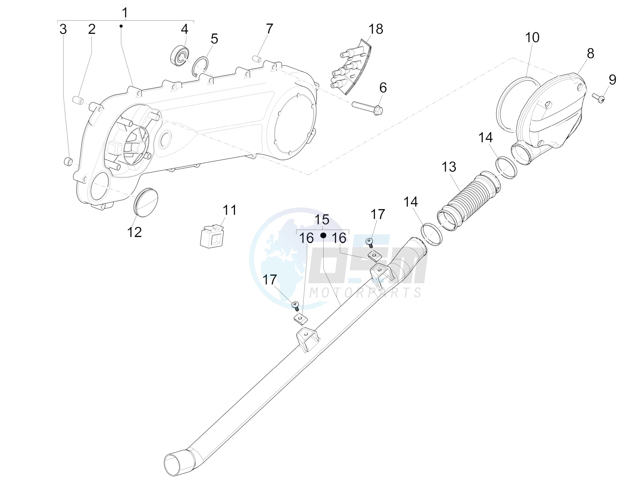 Crankcase cover - Crankcase cooling image